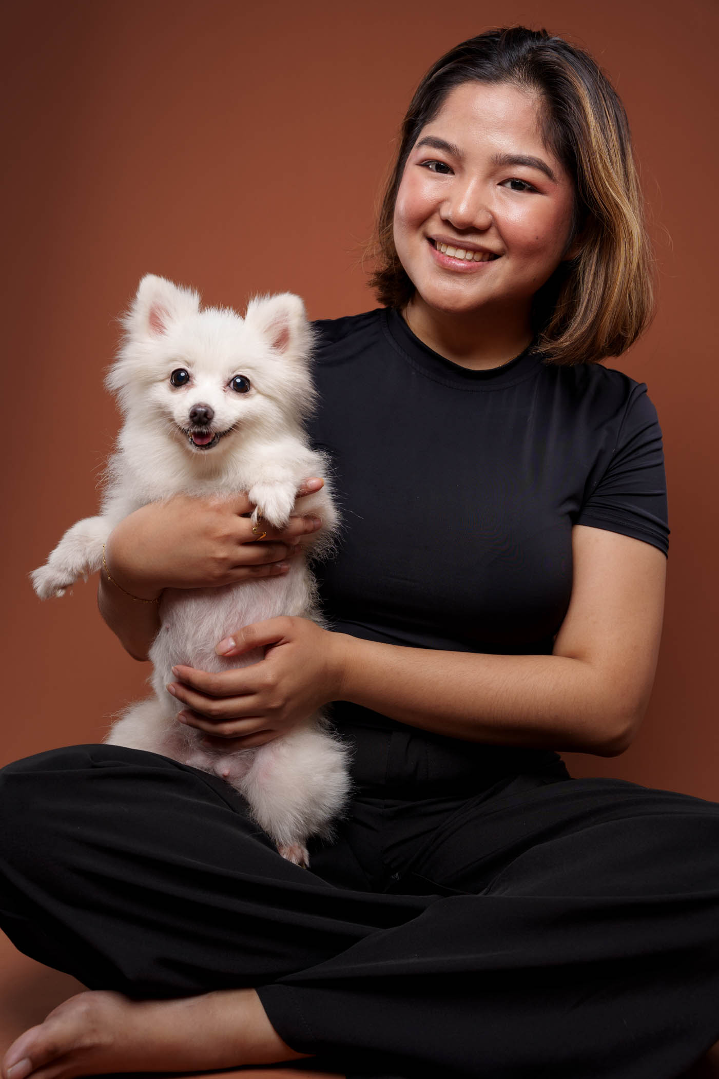 Pomeranian pet portrait in Parañaque